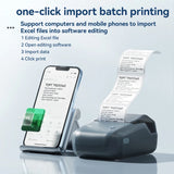 Niimbot B1 Label Maker Bluetooth Portable 2 inch Thermal Label Printer with Large Waterproof Tape for Small Business Office Home