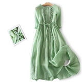 French Style Shirt Long Dresses Slim Fit