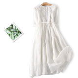 French Style Shirt Long Dresses Slim Fit