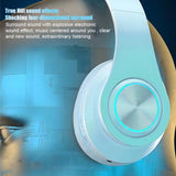 Wireless Gaming Headset Lightweight Foldable Headphones With Built-in Microphone, Compatible With 3.5mm Audio Cable Accessories