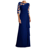 Elegant Dresses For Women Wedding Guest Cocktail Party Dress Sexy Lace Patchwork Prom Long Dresses Evening Gowns платье женское