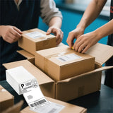 4"x6" Thermal Label Paper 100x150mm 500 Sheets / Stack Adhesive Stickers For Thermal Shipping Labels DHL UPS Express Barcode