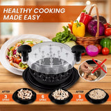 Chicken Shredder Tool - Non-Slip Meat Shredder Bowl for Pulled Chicken, Pork & Beef