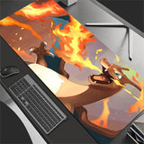 Mouse Pad Large Gamer Gaming Mini Pc Accessories Speed Keyboard Rubber Lock Edge Desk Mat Laptop P-Pokemons Charizard Mousepad