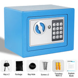 Ireproof Safes with Fireproof Money Bag Sensor Light Digital Keypad Home Safe Adjustable Shelf Security Safe