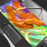 Mouse Pad Large Gamer Gaming Mini Pc Accessories Speed Keyboard Rubber Lock Edge Desk Mat Laptop P-Pokemons Charizard Mousepad