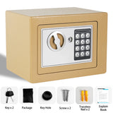 Ireproof Safes with Fireproof Money Bag Sensor Light Digital Keypad Home Safe Adjustable Shelf Security Safe