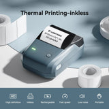 Niimbot B1 Label Maker Bluetooth Portable 2 inch Thermal Label Printer with Large Waterproof Tape for Small Business Office Home