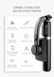 FGCLSY 2024 New Gimbal Stabilizer Selfie Stick Wireless Foldable Tripod with Bluetooth Shutter Monopod for IOS Android