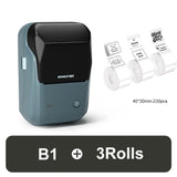 Niimbot B1 Label Maker Bluetooth Portable 2 inch Thermal Label Printer with Large Waterproof Tape for Small Business Office Home