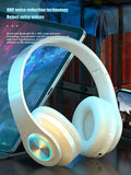 Wireless Gaming Headset Lightweight Foldable Headphones With Built-in Microphone, Compatible With 3.5mm Audio Cable Accessories