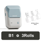 Niimbot B1 Label Maker Bluetooth Portable 2 inch Thermal Label Printer with Large Waterproof Tape for Small Business Office Home