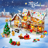 3-in-1 Christmas Gingerbread House Building Set with LED Lights