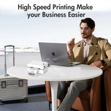 Thermal Label Printer Portable No Ink Required 300DPI 4x6 for Small Business WiFi Bluetooth USB High Speed Express Airway Bill