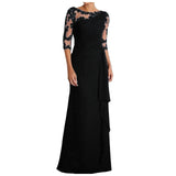 Elegant Dresses For Women Wedding Guest Cocktail Party Dress Sexy Lace Patchwork Prom Long Dresses Evening Gowns платье женское