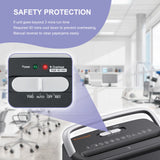 Bonsaii 6-Sheet Cross Cut Paper Shredder Home Office Use with Handle for Document,Mail,Staple,Clip-3.4 Gal Wastebasket