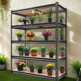 Heavy-Duty Garage Shelving Unit - Adjustable Metal Storage Rack, Holds up to 2000 lbs (60" or 72")
