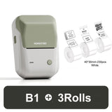 Niimbot B1 Label Maker Bluetooth Portable 2 inch Thermal Label Printer with Large Waterproof Tape for Small Business Office Home