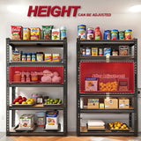 Heavy-Duty Garage Shelving Unit - Adjustable Metal Storage Rack, Holds up to 2000 lbs (60" or 72")