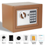 Ireproof Safes with Fireproof Money Bag Sensor Light Digital Keypad Home Safe Adjustable Shelf Security Safe