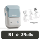 Niimbot B1 Label Maker Bluetooth Portable 2 inch Thermal Label Printer with Large Waterproof Tape for Small Business Office Home