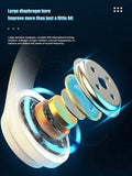 Wireless Gaming Headset Lightweight Foldable Headphones With Built-in Microphone, Compatible With 3.5mm Audio Cable Accessories