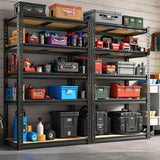 Heavy-Duty Garage Shelving Unit - Adjustable Metal Storage Rack, Holds up to 2000 lbs (60" or 72")