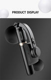FGCLSY 2024 New Gimbal Stabilizer Selfie Stick Wireless Foldable Tripod with Bluetooth Shutter Monopod for IOS Android