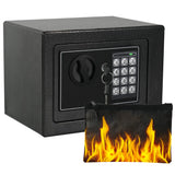 Ireproof Safes with Fireproof Money Bag Sensor Light Digital Keypad Home Safe Adjustable Shelf Security Safe