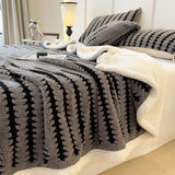 Reversible Sherpa Fleece Blanket - Ultra-Soft Heavyweight Throw for Couch & Bed