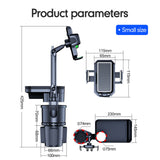 Car Cup Holder Multifunctional Cup Holder Expander with 360° Rotation Tray Mobile Phone Holder Adjustable Base Auto Front Back S