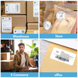 Thermal Label Printer Portable No Ink Required 300DPI 4x6 for Small Business WiFi Bluetooth USB High Speed Express Airway Bill