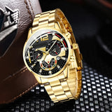 Fashion Men Stainless Steel Wristwatch