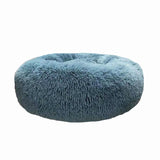 Round Cat Bed House Soft Long Plush