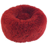 Round Cat Bed House Soft Long Plush